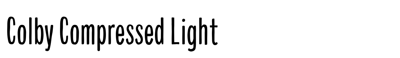 Colby Compressed Light